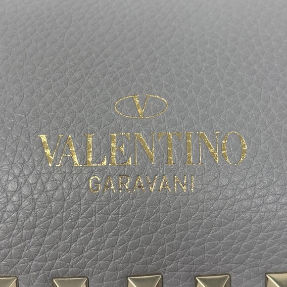 Valentino Grey Rockstud Crossbody Bag - Picture 8 of 8
